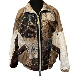 East West Action Design 80s/90s metallic windbreaker